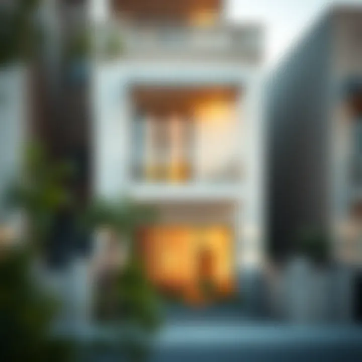 Exterior view of a well-maintained building in Al Nahda