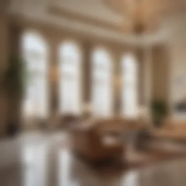 Luxury Living at Al Fardan Building Interior amenities of the Al Fardan Building emphasizing luxury living
