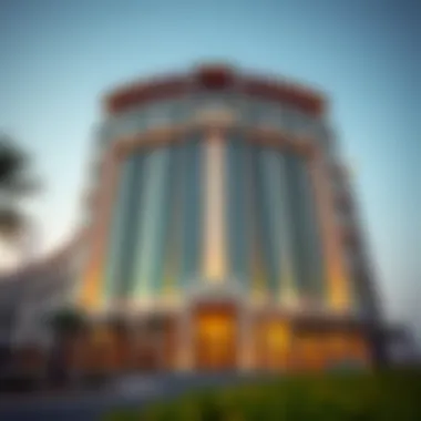 Architectural Marvel of Al Noor Building Stunning facade of Al Noor Building showcasing modern architecture