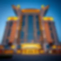 Stunning architectural facade of Al Shafar Tower 1