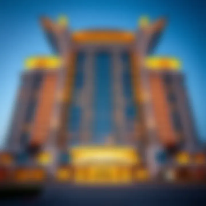 Stunning architectural facade of Al Shafar Tower 1