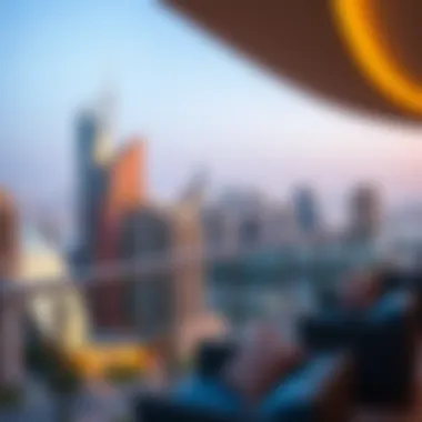 Panoramic view of Barsha Heights skyline