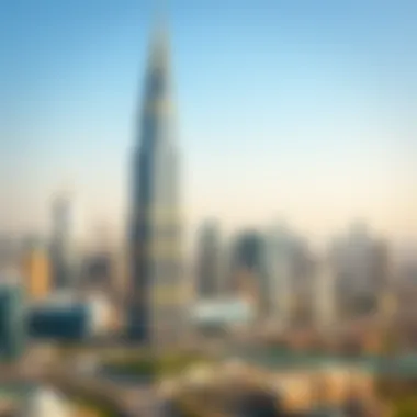 Al Sondos Tower in Dubai's Skyline The skyline view featuring Al Sondos Tower amidst Dubai's urban landscape