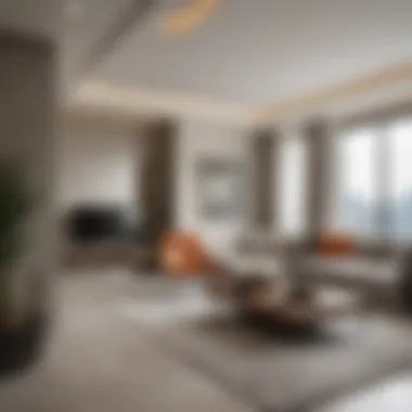 Stylish Interiors of Karama Apartments Modern apartment interiors in Karama