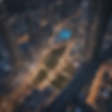 Breathtaking Views from Above Stunning view from Burj Khalifa apartment balcony