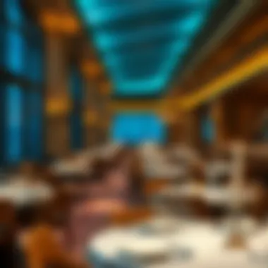 Diverse dining options at Caesars Palace Bluewaters