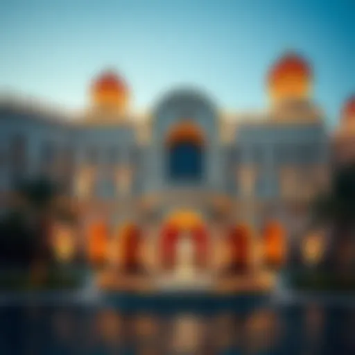 Elegant exterior view of Caesars Palace Bluewaters Dubai showcasing luxury architecture