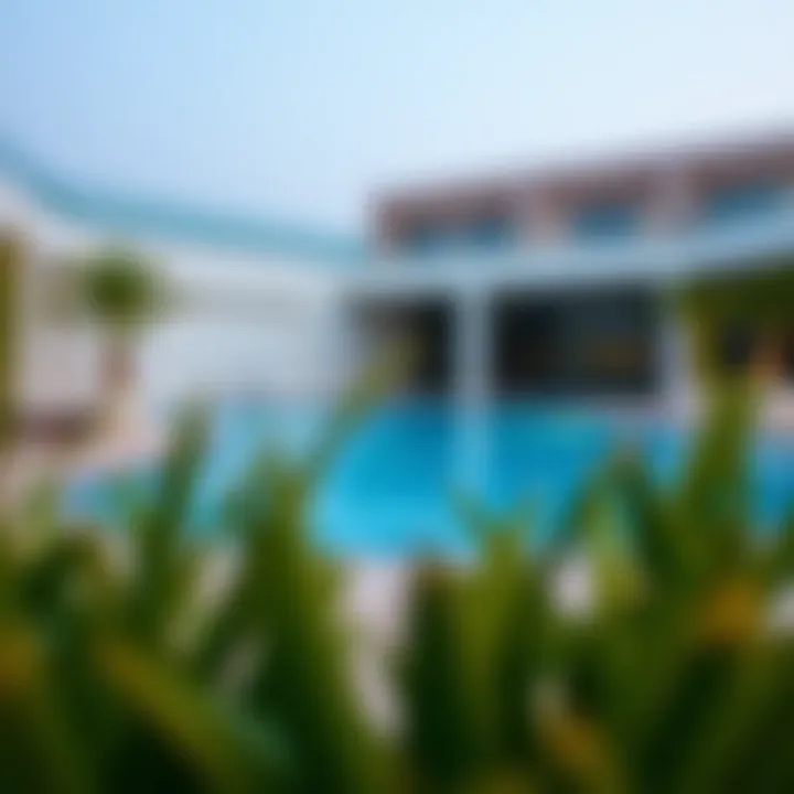 Amenities available at Como Residence including pool and gym