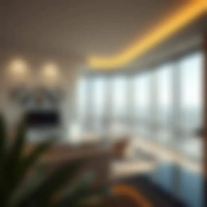 Scenic view of a 1 BHK apartment in Liwan