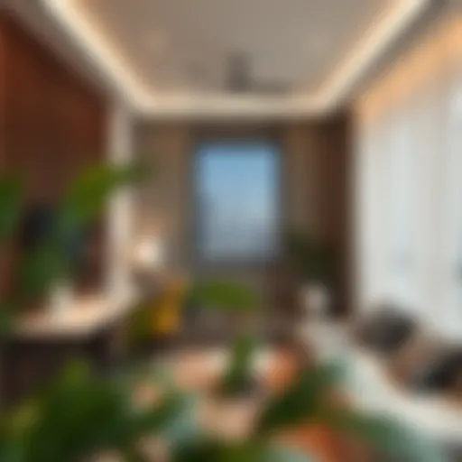 Modern studio interior showcasing space efficiency and design