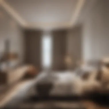 Cozy Bedroom in a Modern Apartment Cozy bedroom setup in a modern apartment