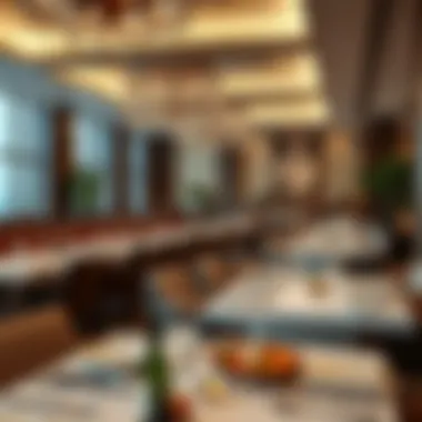 Diverse dining options available at the hotel