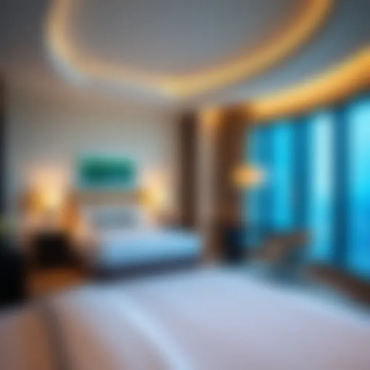 Spacious and modern guest room at DoubleTree by Hilton