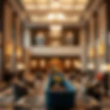 Luxurious lobby of the DoubleTree by Hilton Hotel & Residences