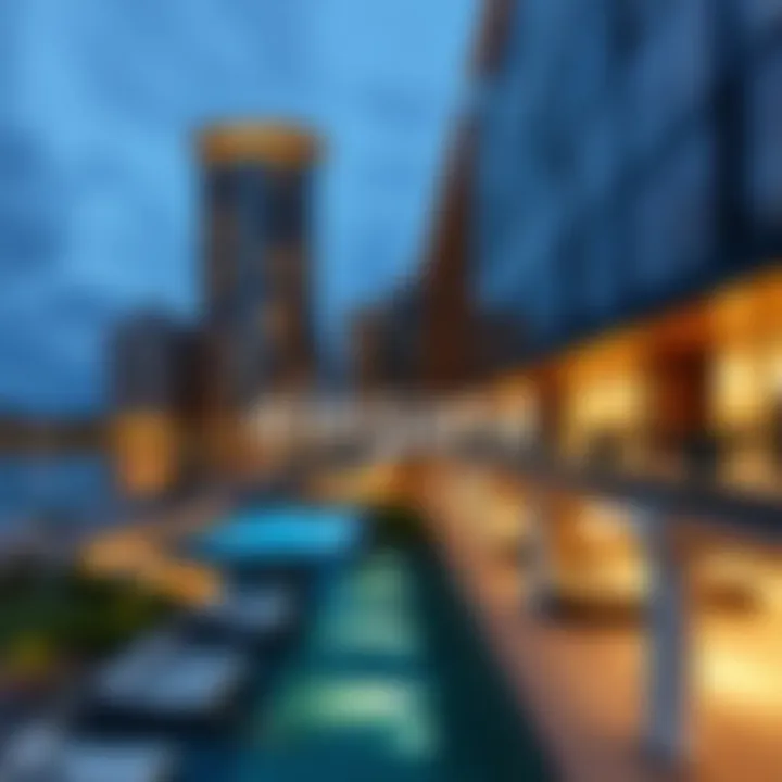 A stunning architectural view of Eleganz by Danube showcasing modern design