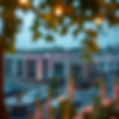 Vibrant neighborhood view surrounding Eleganz by Danube highlighting lifestyle and amenities