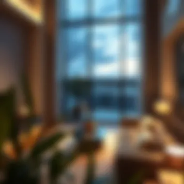 Luxurious Living at Address Fountain Views Luxurious living spaces within Address Fountain Views