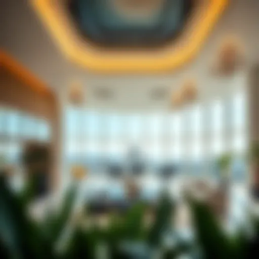 Panoramic view of Address Fountain Views showcasing its architectural beauty