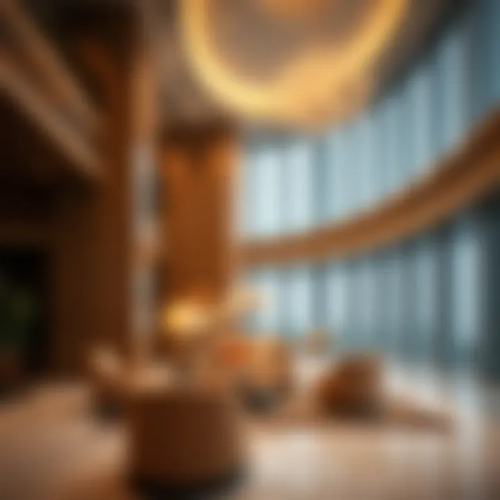 Luxurious interior design of Al Fahad Tower I