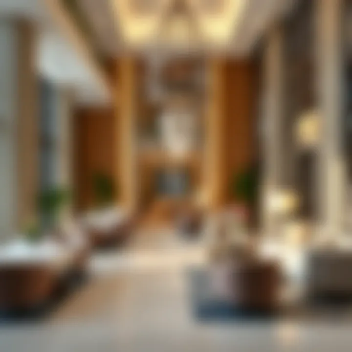 Luxurious amenities and facilities within Al Mansour Tower