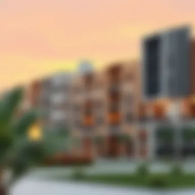 Modern residential buildings in Al Qusais 2