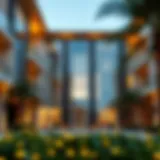 Stunning facade of Al Sayyah Residence showcasing modern architecture