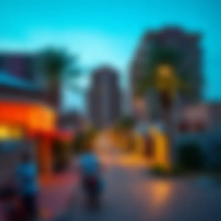 Surrounding neighborhood of Al Sayyah Residence highlighting vibrant lifestyle
