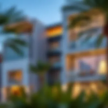 Modern Architecture of Al Zain Residence Elegant exterior view of Al Zain Residence showcasing its modern architecture