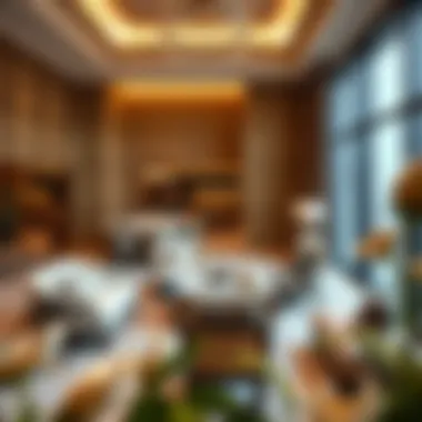 Elegance and Sophistication Inside Alef Residences Luxurious interior design highlighting elegance and sophistication