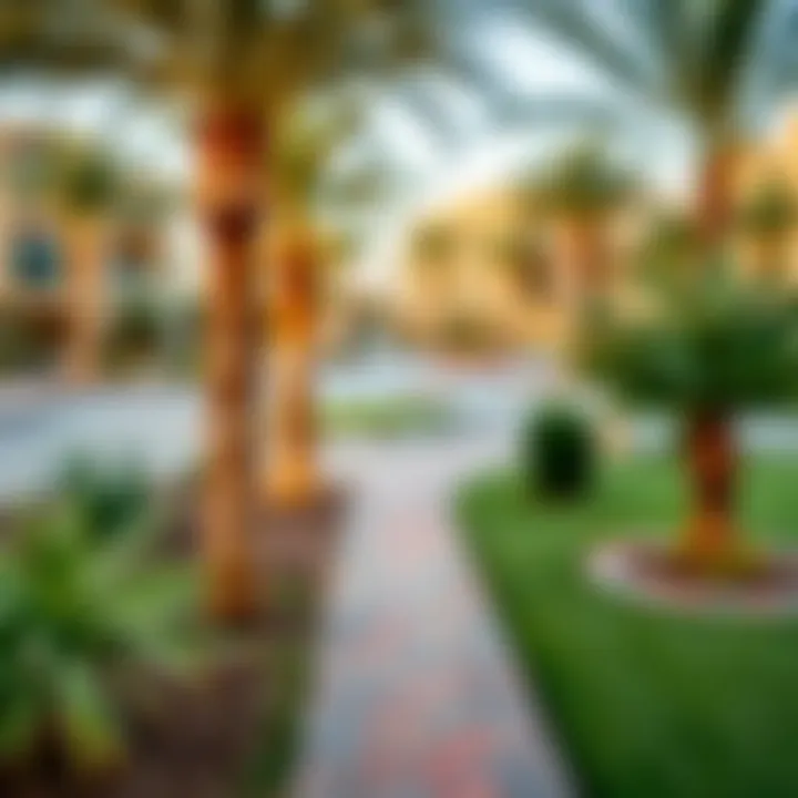 Community park in Nad Al Hamar