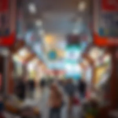 Local markets and shopping areas in Al Warqa