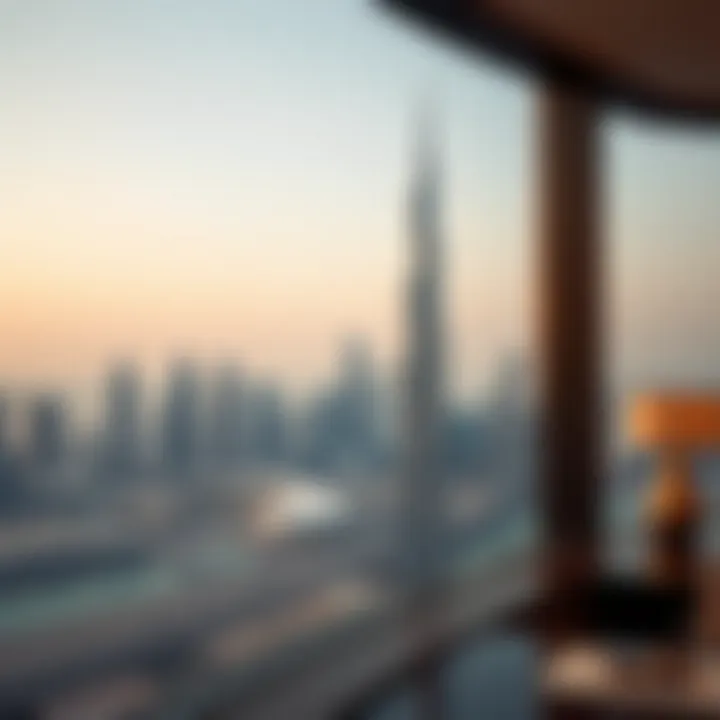 Panoramic view of Business Bay with Avanti Tower in the foreground