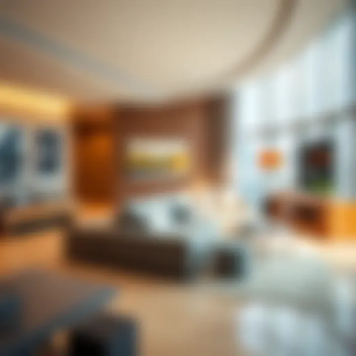 Luxurious living space inside Avanti Tower highlighting modern design