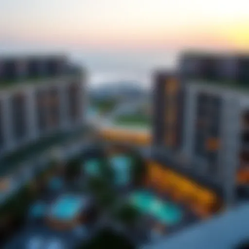 Luxurious view of Barcelo Residences in Dubai