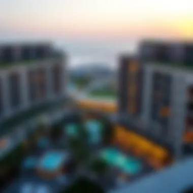 Luxurious View of Barcelo Residences Luxurious view of Barcelo Residences in Dubai