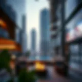 Stunning architectural view of Bloom Towers showcasing modern design
