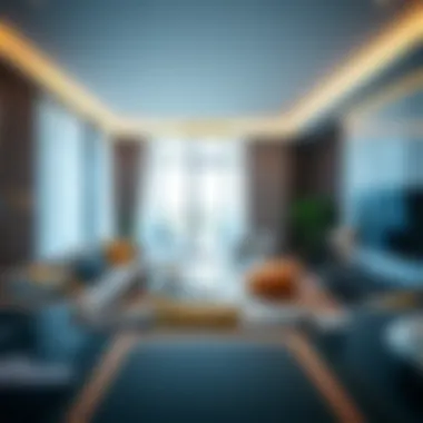 Stylish Interior of Club Vista Residence An interior shot of a stylish apartment within Club Vista's residences