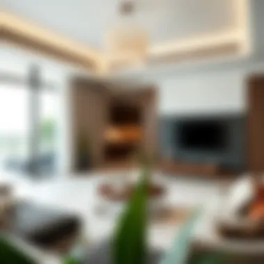 Innovative Living Space Layouts in Damac Heights Living space layout in Damac Heights