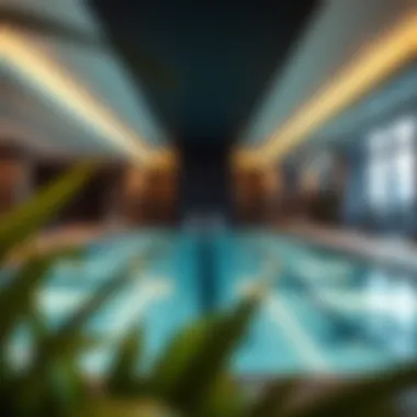 Luxurious amenities in Executive Bay including a swimming pool and gym