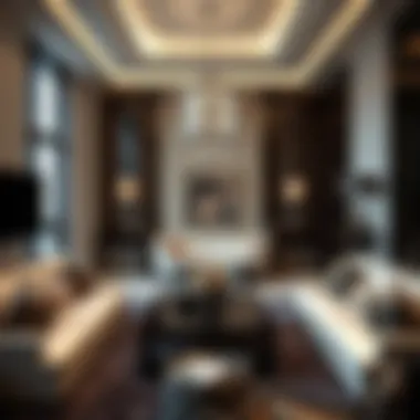 Elegant interiors of a high-value apartment in Dubai