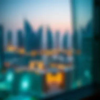 Luxurious Dubai skyline showcasing high-end apartments