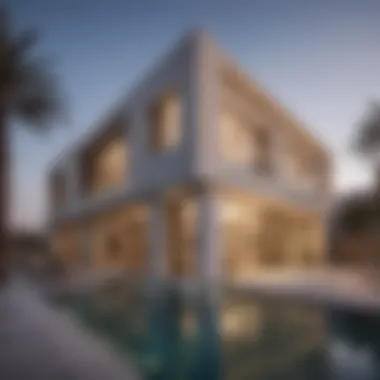 Architectural Elegance of Jood Residence Architectural detail of Jood Residence