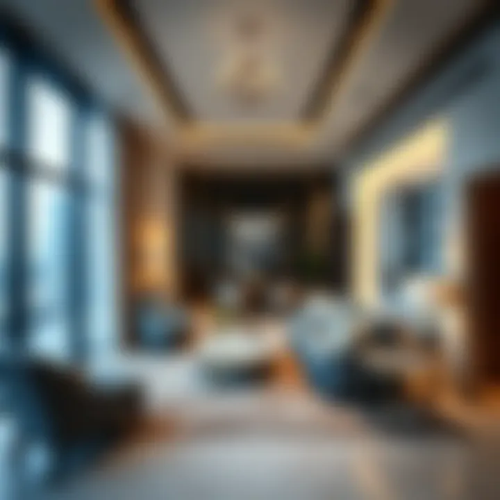 Elegant interior of a luxury apartment at JBR Shams