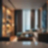 Luxurious interior of a Marriott Executive Apartment showcasing modern design