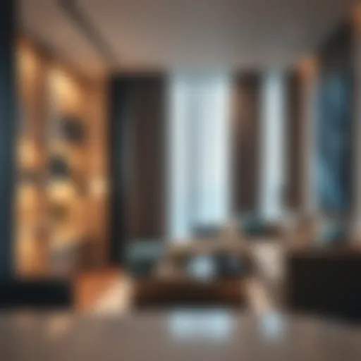 Luxurious interior of a Marriott Executive Apartment showcasing modern design