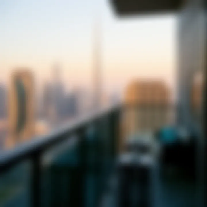 Breathtaking Cityscape from Marriott Balcony Stunning view from a Marriott Executive Apartment balcony overlooking the city