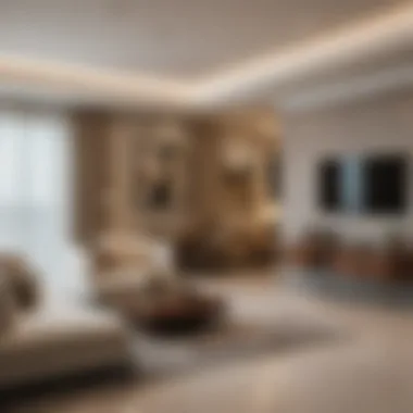 Elegant 1 BHK Apartment Interiors Luxurious interiors of a 1 BHK apartment