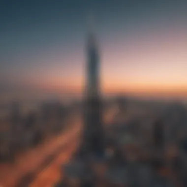 Aesthetic Skyline of Dubai Stunning skyline view of Dubai