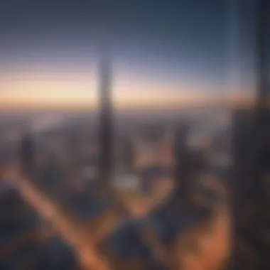 Stunning Downtown View Stunning view of Downtown Dubai from the hotel
