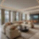 Luxurious living space in Mövenpick Hotel Apartments